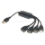 Hub USB 4 porty rozdzielacz na kablu-8791